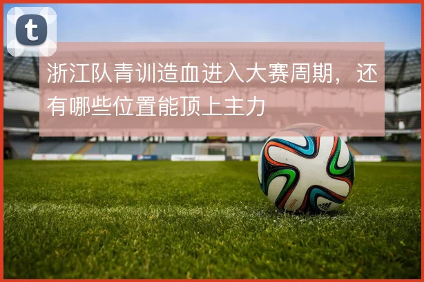 浙江队青训造血进入大赛周期，还有哪些位置能顶上主力
